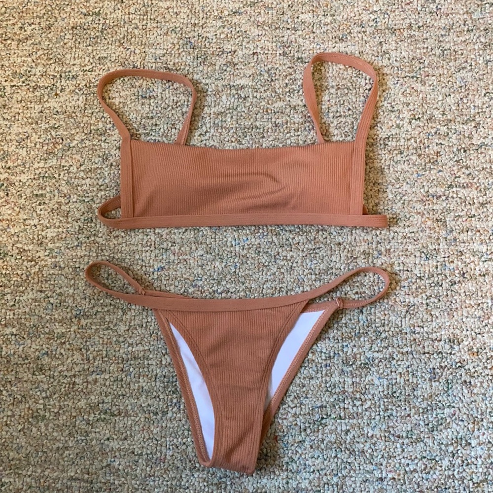 SHEIN nude bathing suit